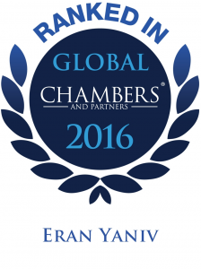 Logo of Chambers and Partners ranking guide TOP RANKED for 2016