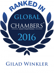 Logo of Chambers and Partners ranking guide TOP RANKED for 2016